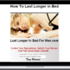 Tony Bonacci – Last Longer In Bed For Men